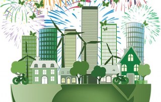 umweltfreundliches Feuerwerk