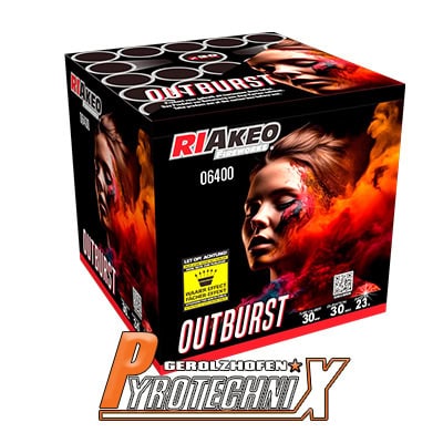 Riakeo outburst Batteriefeuerwerk