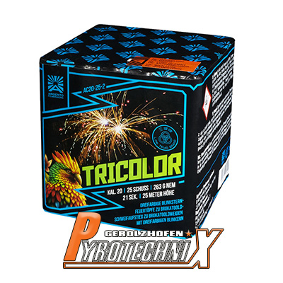 Argento Tricolor Batteriefeuerwerk