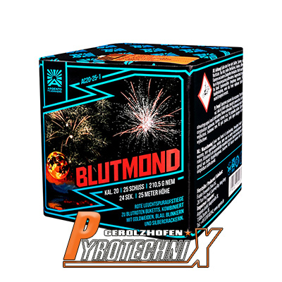 Argento Blutmond Batteriefeuerwerk