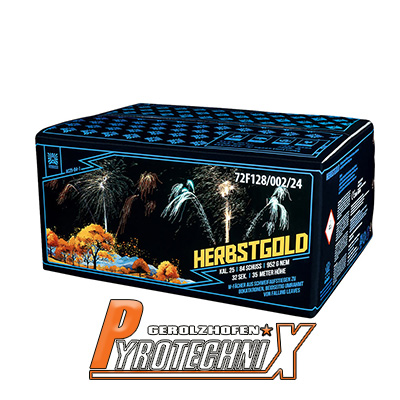 Argento Herbstgold Verbundfeuerwerk